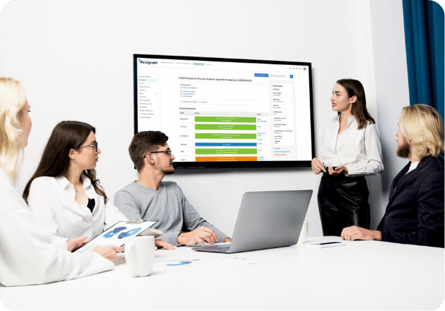 Flexigrant on screen